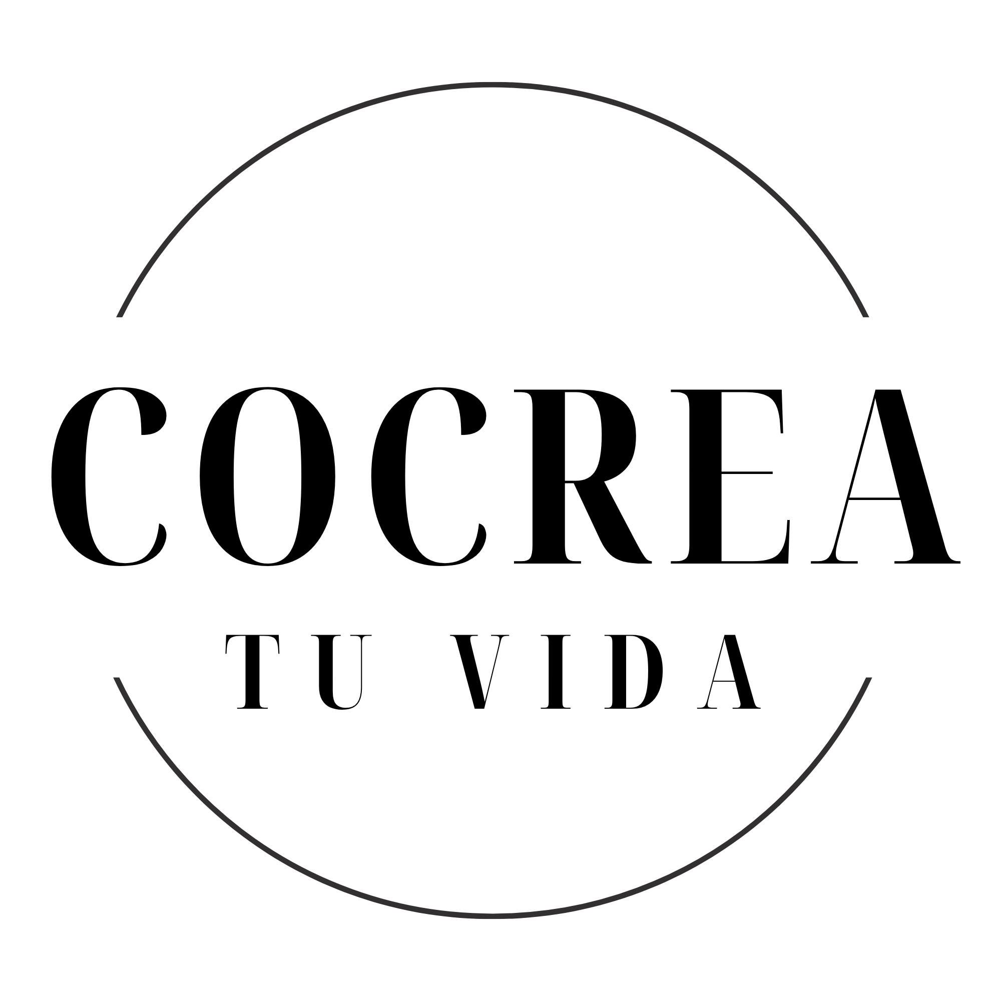 Logo Cocrea Tu Vida en negro